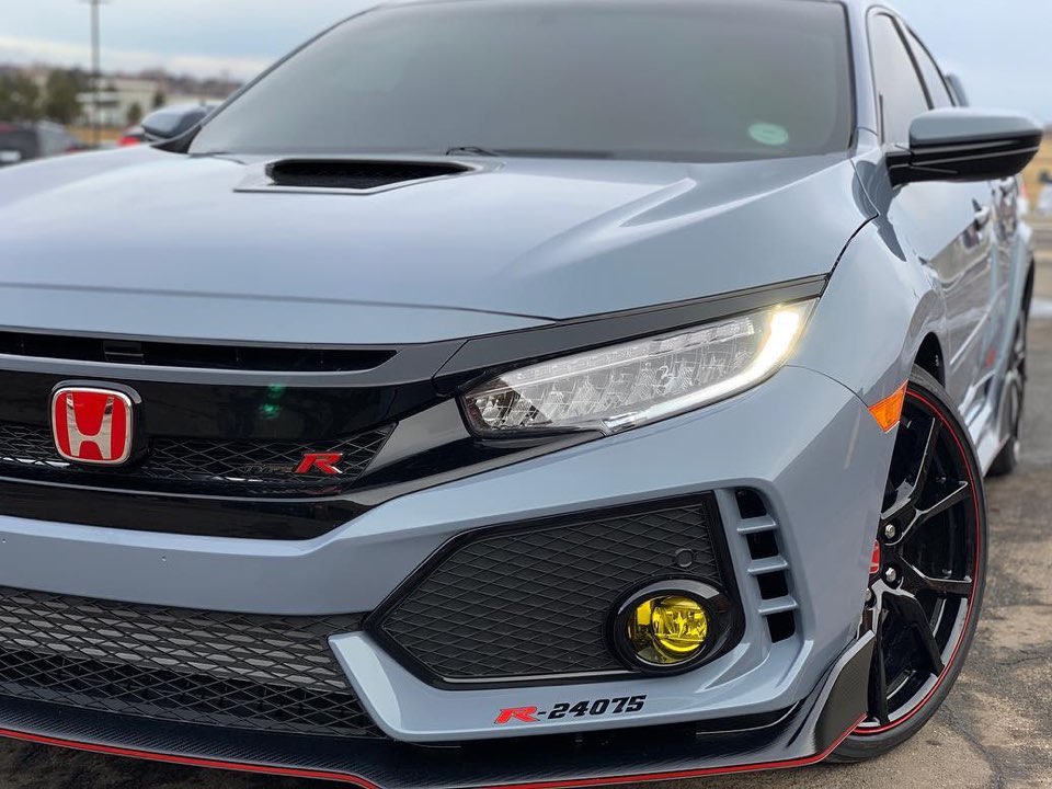 Honda Civic window tint and clear bra