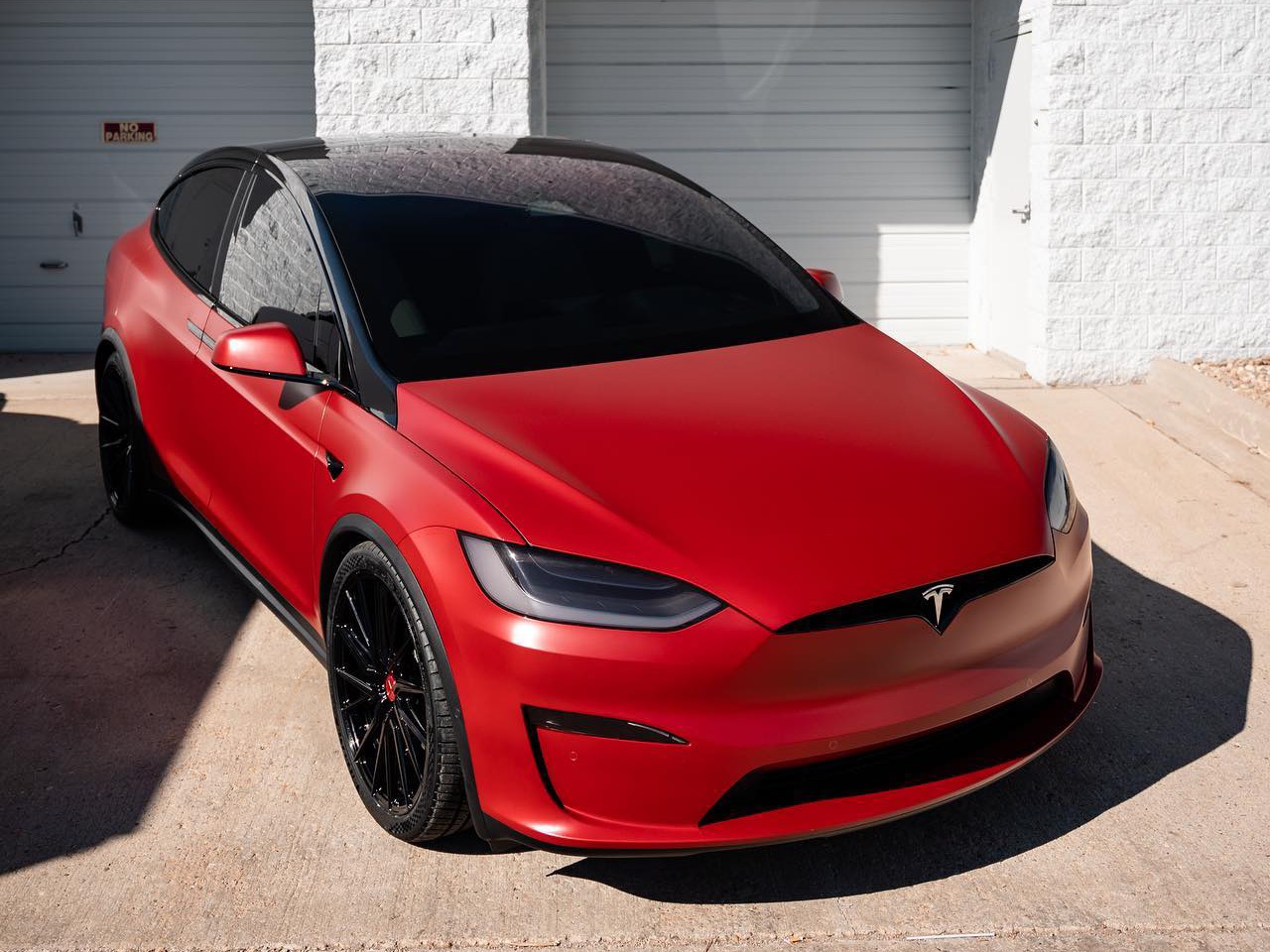 Enhance Your Drive with Car Window - Tesla Model X Matte Paint Protection Film 5